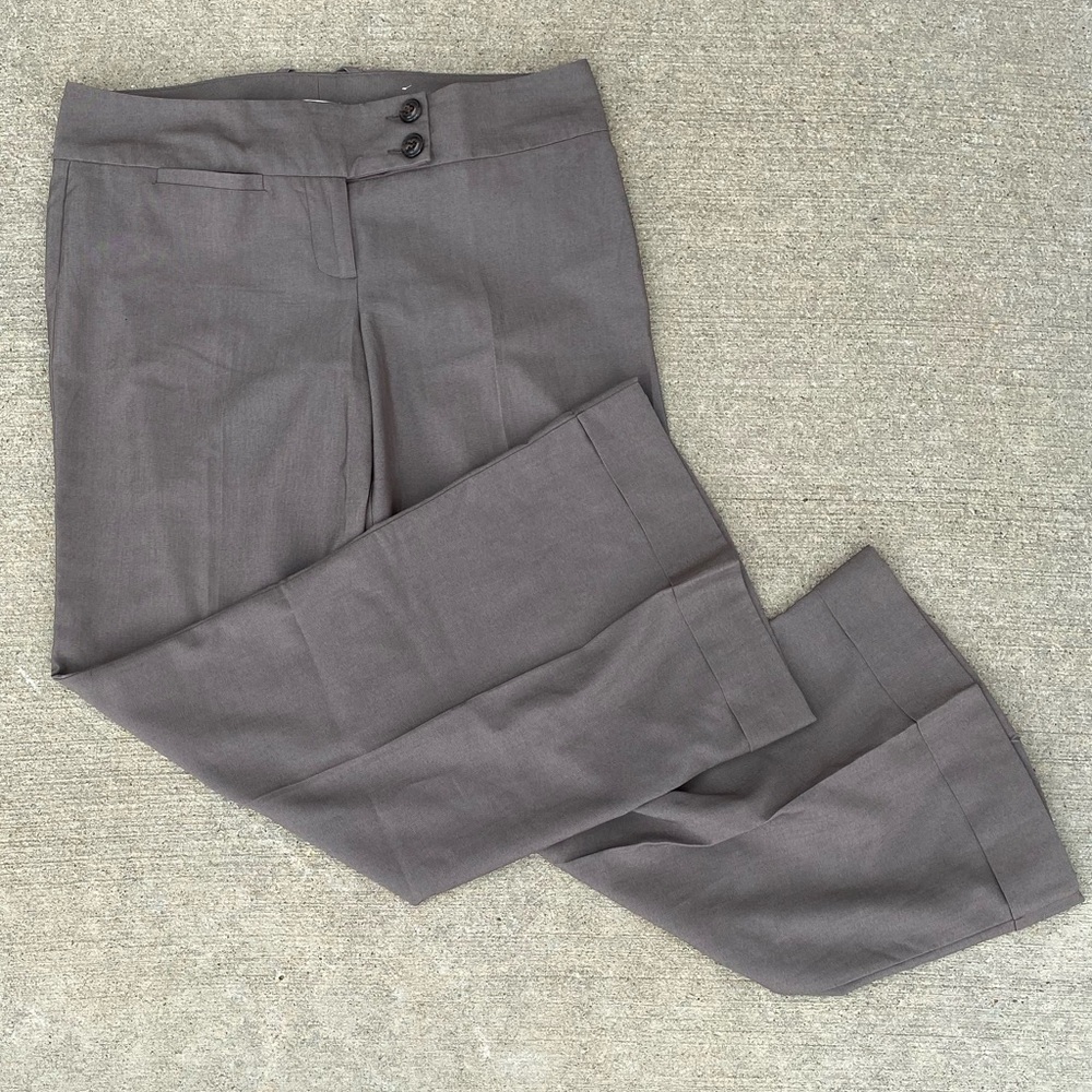 Studio Y Light Brown Wide Leg Trouser